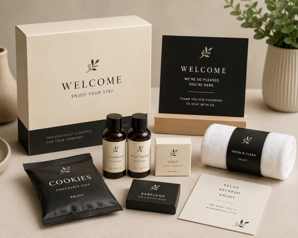 Branded Guest Welcome Set