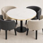 Round & Square Lounge Table Setting