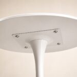 White Round Pedestal Table