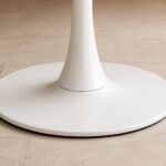 White Round Pedestal Table