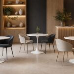 White Round Pedestal Table