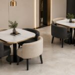 Round & Square Lounge Table Setting