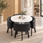 Compact Four-Seat Dining Set