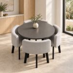 Compact Four-Seat Dining Set