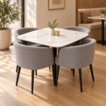 Compact Four-Seat Dining Set